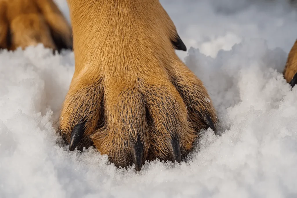 What do webbed feet look like